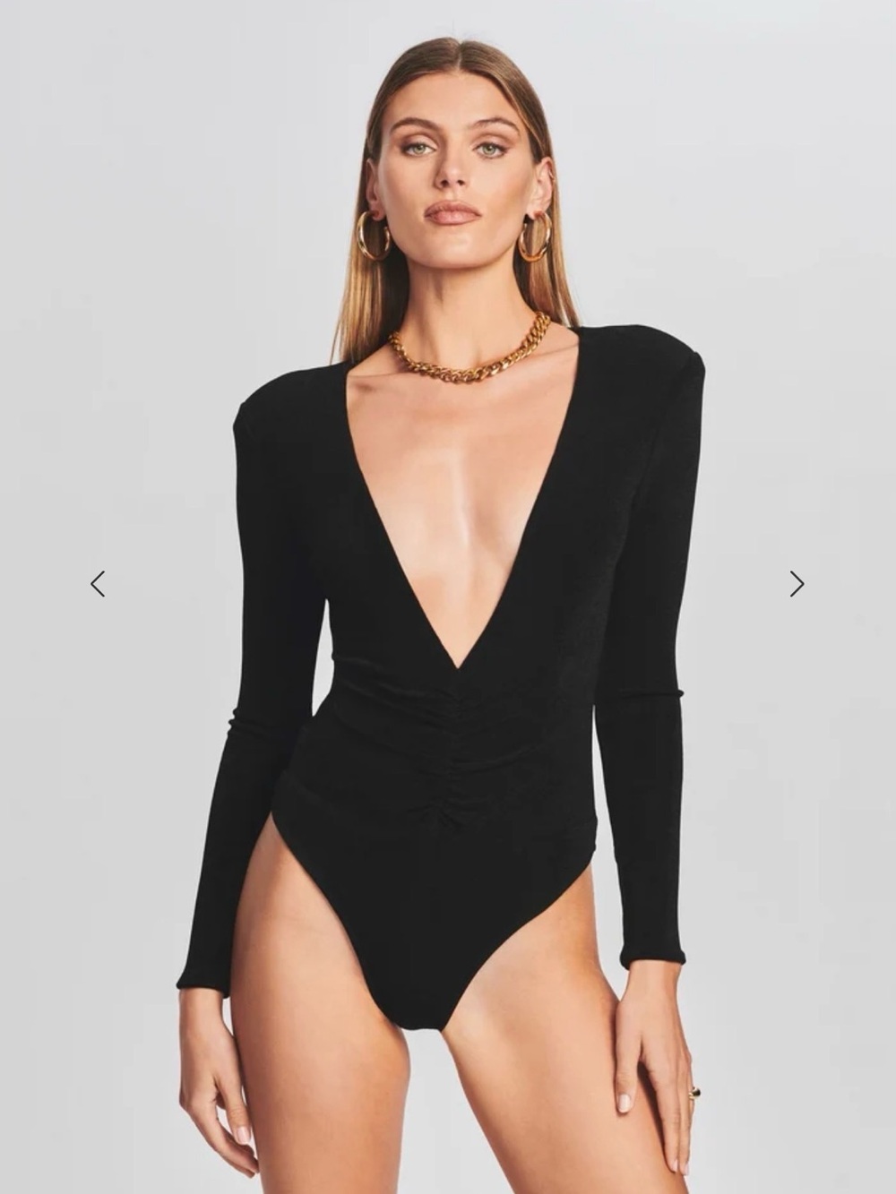 Retrofete Bodysuit Black Longsleeve